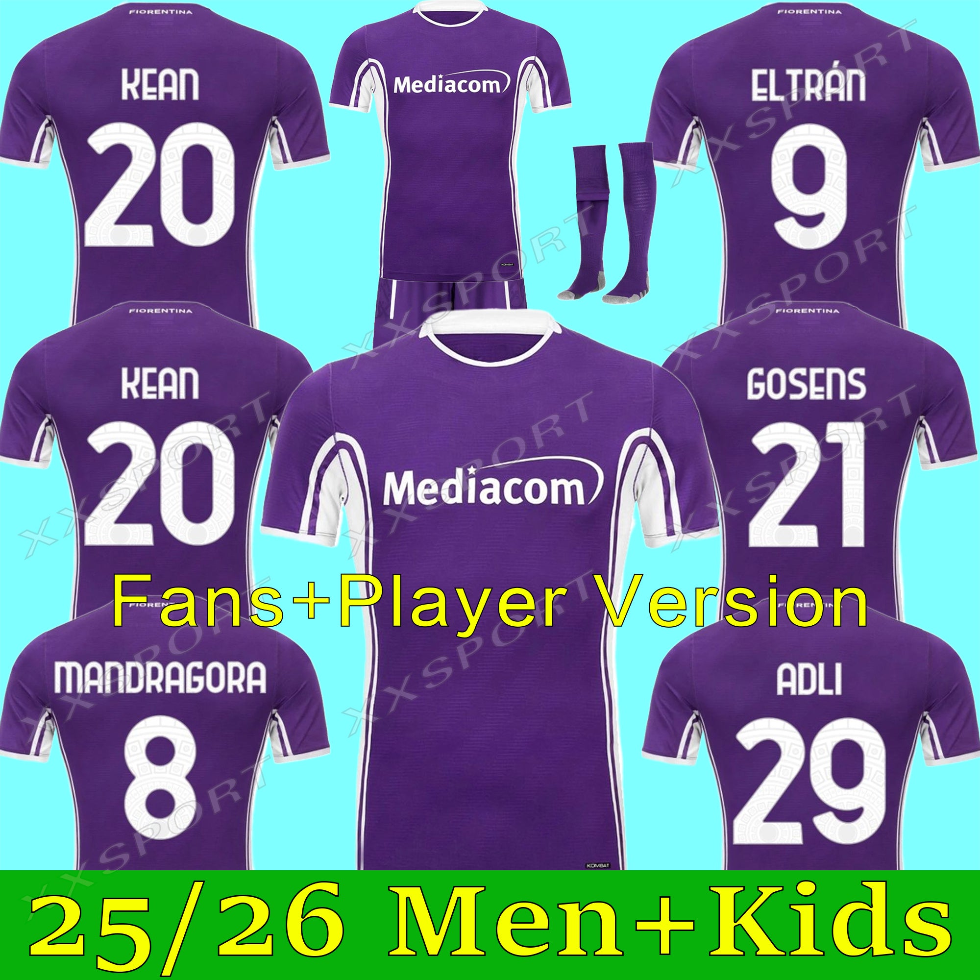 Fiorentinasoccer 25 26 jerseys SOTTIL CASTROVILLI NICO MANDRAGORA 2025 2026 soccer maglia fiorentinas Men Kids FOURTH Shirts BONAVENTURA MILENKOVIC