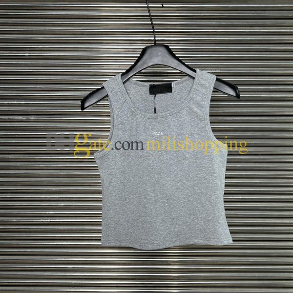 woman north designer tank top women suit sport wear Fitness Sports Bra Top Cotton Jersey Tanks Embroidered Cotton-blend Anagram designer tan