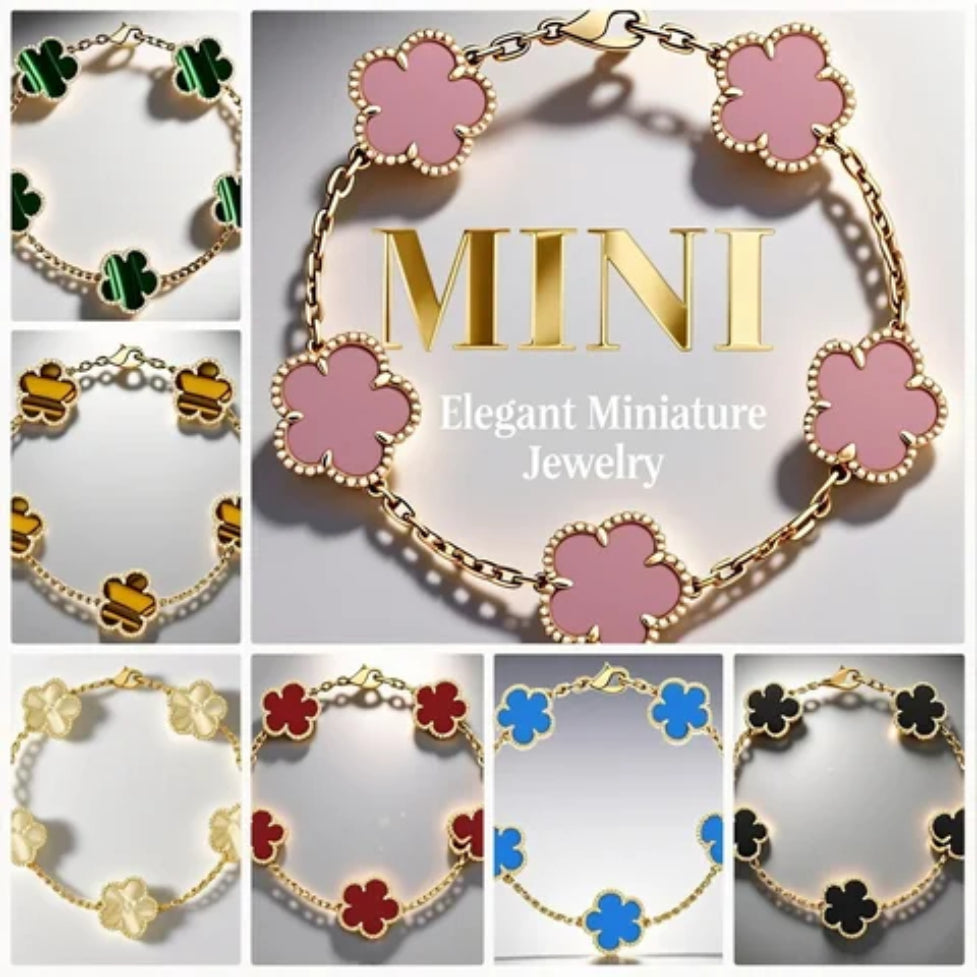 luxury bracelet women exquisite designer jewlery bracelet designer wedding high end 9mm mini clover bracelet chic charm onyx designer jewellery luck