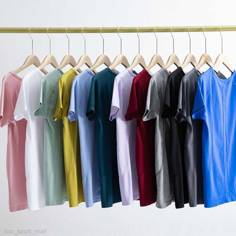 Women&#039;s Sports Yoga T-shirt Fitness Clothing Woman Short Sleeve Clothing Workout Shirts Gym Tops Active Wear Yoga Clothes Ladies Sportswear Thi