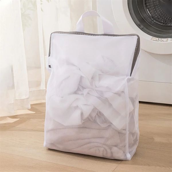 Laundry Hand Bags Reusable Washing Machine Clothing Care Wash Bag Mesh Net Bra Socks Lingerie Underwear Storage 250207