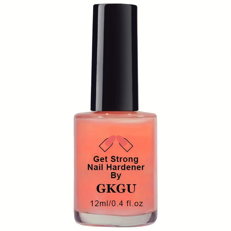 TEMU Alcohol-free Keratin-based Natural Pink Nail Strengthener - Anti-breakage & Anti-chipping Formula, Long-lasting Nail Polish For Soft & Thin