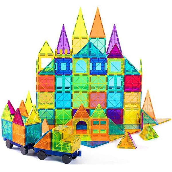 Magnetic Blocks 3C certified magnetic window DIY set versatile puzzle toy early education large magnet building block construction S2412135
