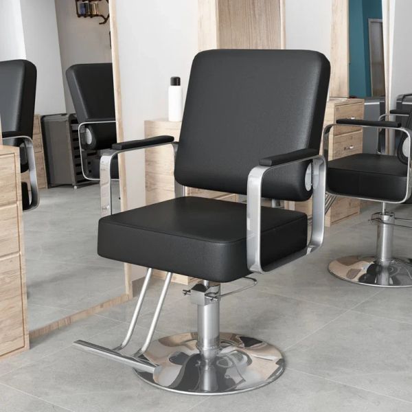 Wheel Barbershop Barber Chairs Makeup Simple Aesthetic Barber Chairs Manicure Cosmetic Kapperstoel Commercial Furniture YQ50BC