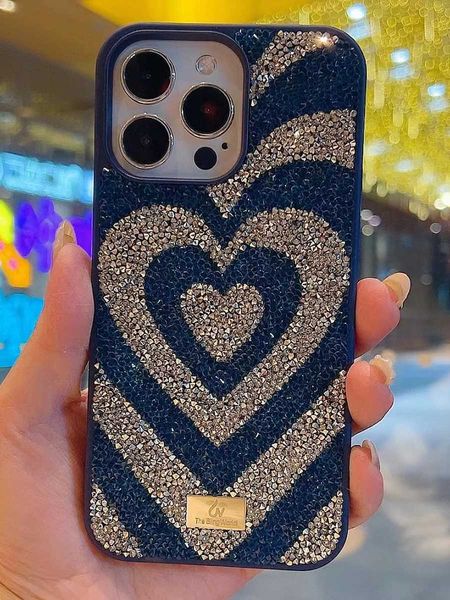 Cell Phone Cases Luxury and fashionable diamond multi-layer aerobic girl phone case suitable for iPhone 15 14 12 11 Pro Max anti fall soft c
