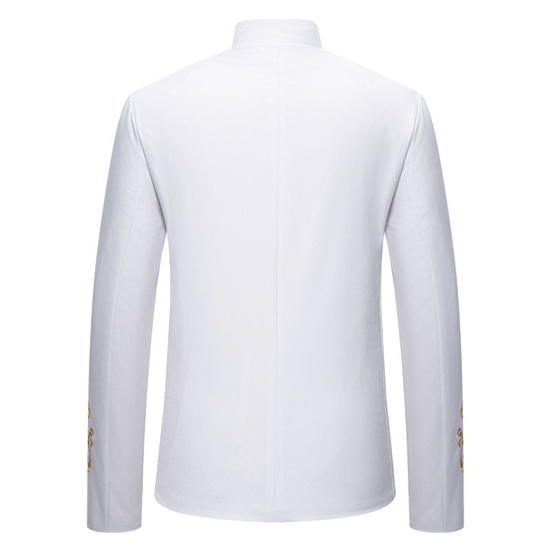 K651 Men&#039;s Business Casual Two-Piece Suit for Groom Wedding Banquet Attire