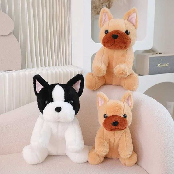Stuffed Plush Animals 34-42cm Cute French Bulldog Plush Toys Soft Lovely Pillow Stuffed Animals Dog Baby Accompany Plushies Dolls for Kids G