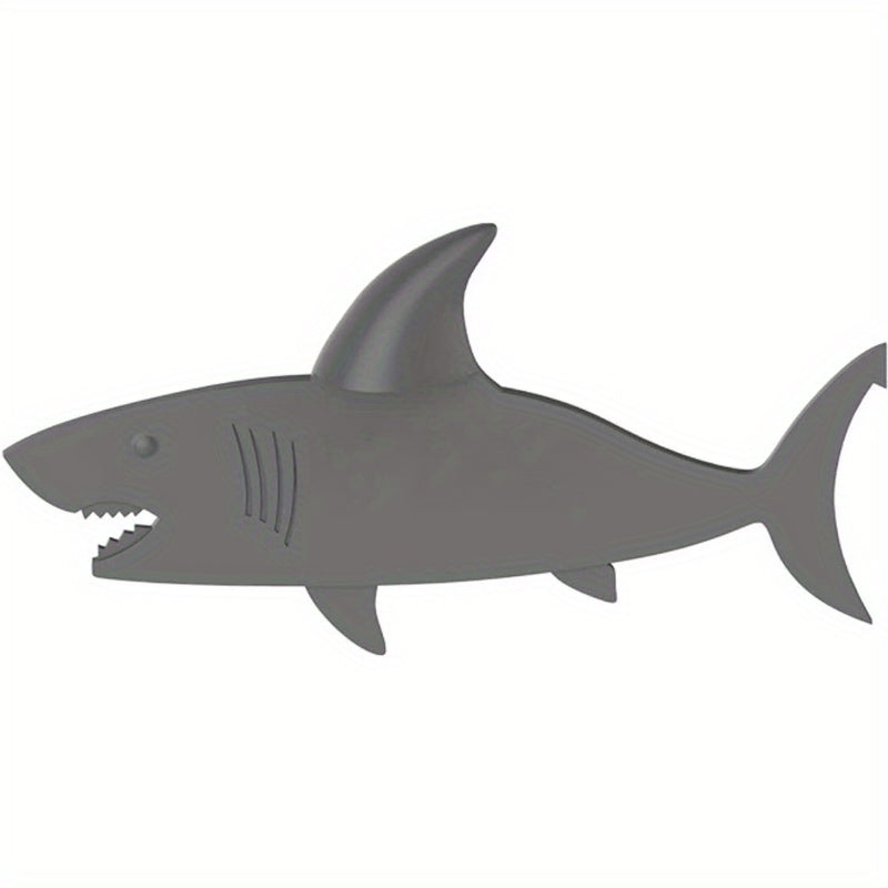 TEMU 1pc 3d Shark-shaped Pvc Bookmark - , Cute Animal Design For - Quirky & Fun Reading Accessory For Books And Folders, Page Corner Bookmark|quirky