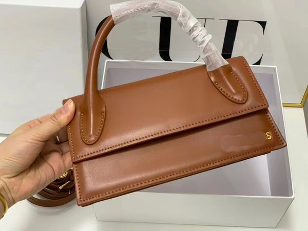 2023 JS5A Lipstick Bag High Version Designer Messenger Bag Classic Retro Baguette Bag Shoulder Bag Small Bread Luxury Messenger Bag Original