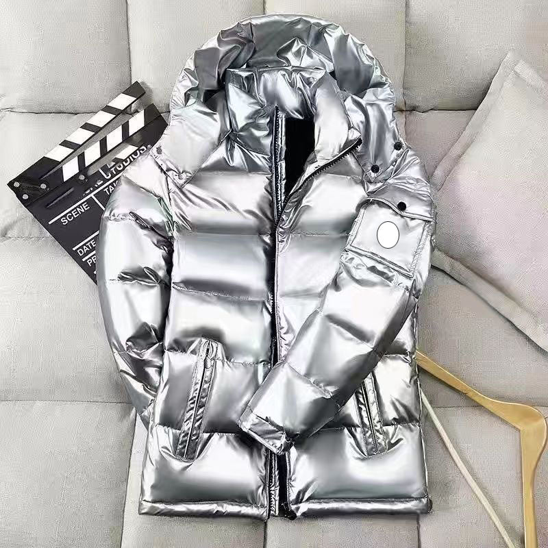 Male designer winter outdoor down jacket-baseball jacket-casual top 90% white down filling windproof, fashionable and comfortable