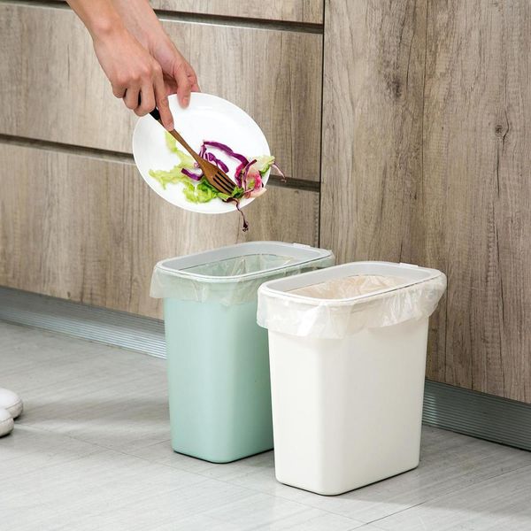 Waste Bins Bathroom kitchen trash bedding narrow slit trash space saving trash plastic recycling trash 230330