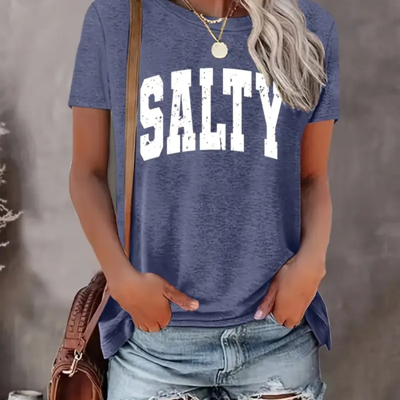 TEMU Ladies' Colored Cotton T - Shirts. Are Breathable And Comfortable, Soft And Light Beige - Friendly, Exuding An Elegant Charm. And Are Suitable