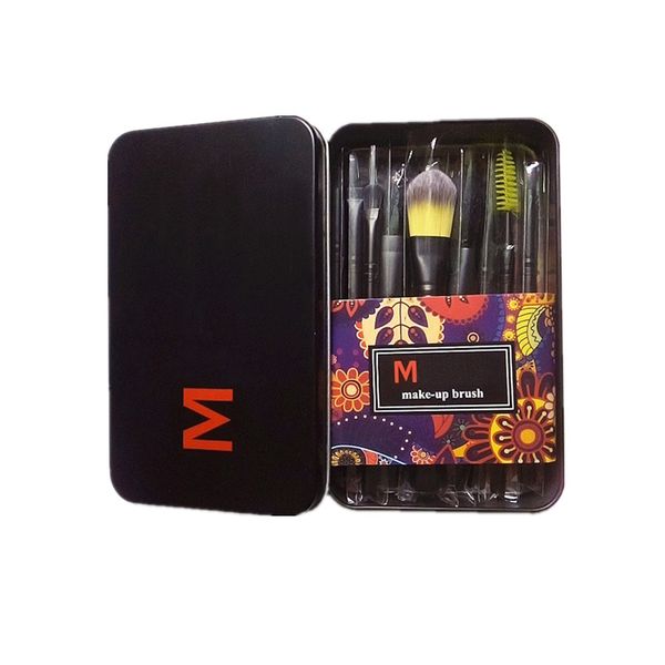 New Arrive Black Mor Makeup Brush Set 12pcs Foundation Blush Highlight Concealer Powder Sculpting Eyeshadow Brush Kit Brand Makeup Brush