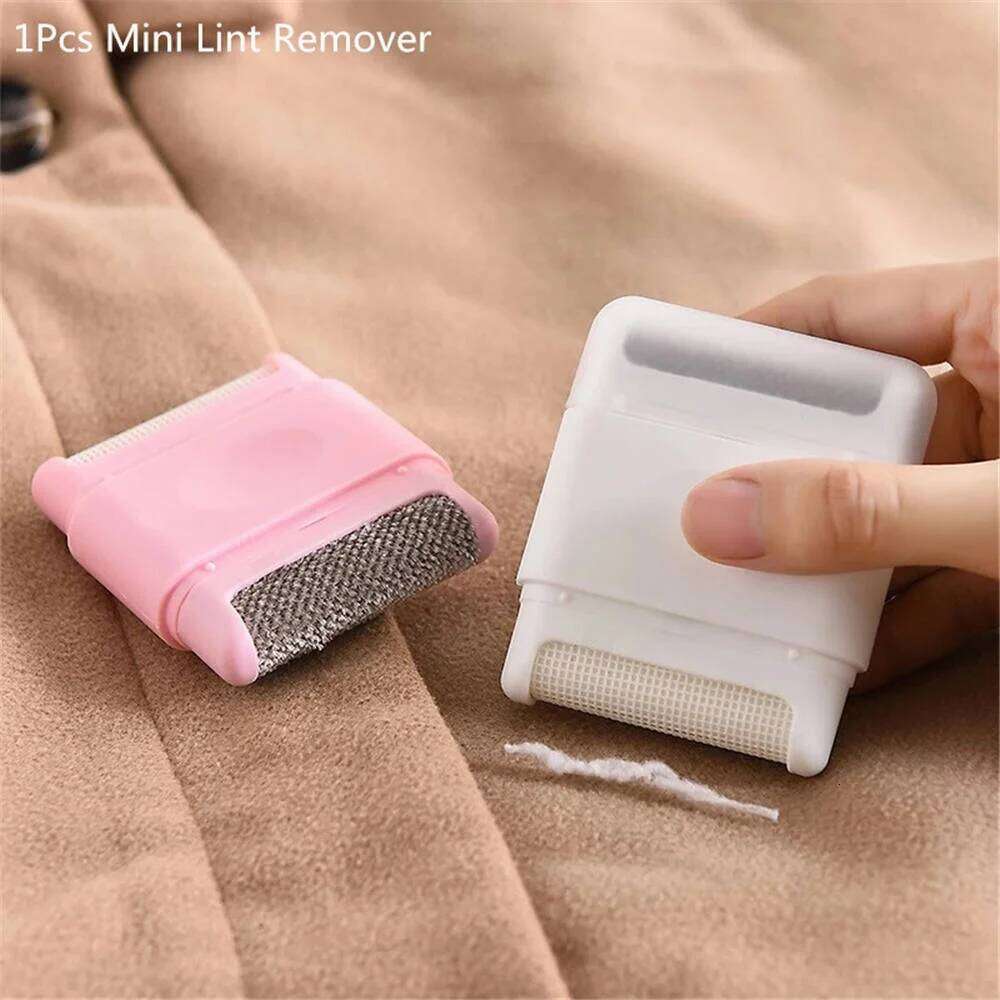 1Pcs Double Head Mini Lint Remover Manual Ball Clothes Hair Removal Trimmer