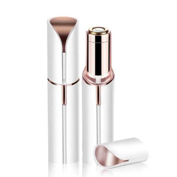 Portable Mini Lipstick Shape Electric Epilator Safe Painless Women Shaver Body Facial Bikini Under Hair Removal Shaving ToolXJ241213
