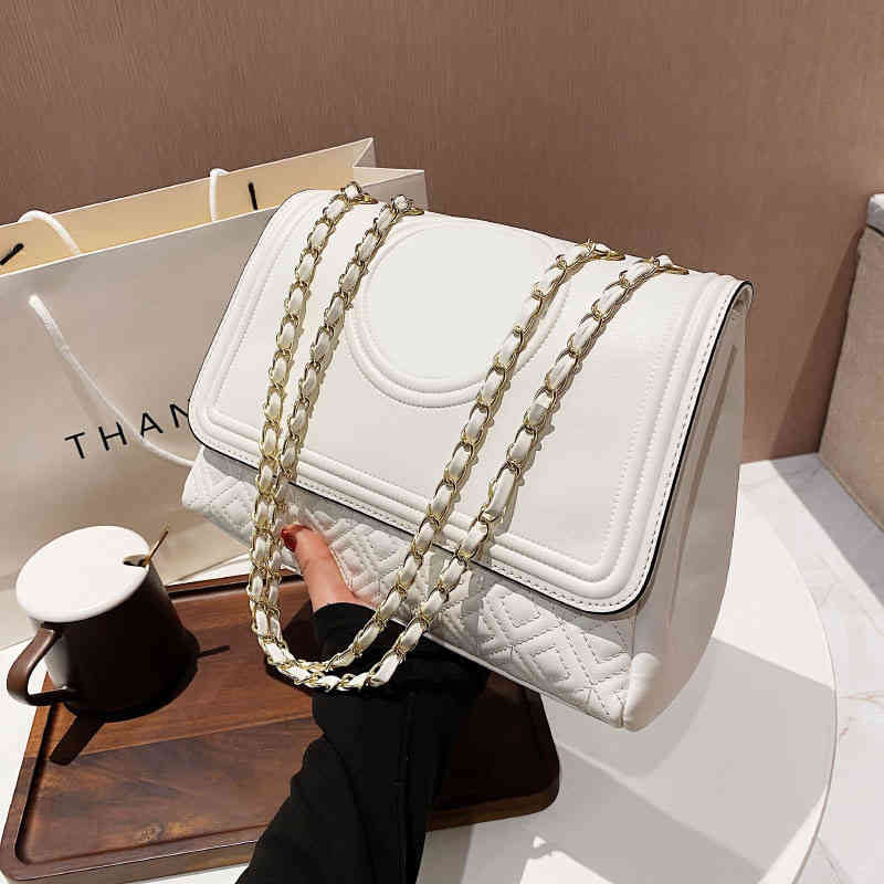 TB Luxury Shoulder Bags HhandBags designer Bag women crossbody bags Large Capacity Diagonal Bag leather Rhombic Embroidery Thread Underarm Bag purse