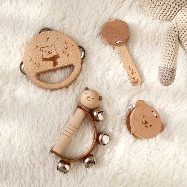 Childrens music tools 1-3 years old Montessori children wooden toys music games interactive toys early childhood education toys gifts W24082