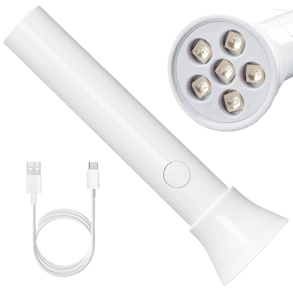 Nail Dryers Portable Dryer Lamp Mini Light Timing Cordless 6 LEDs UV Gel Quick Dry For DIY Nails
