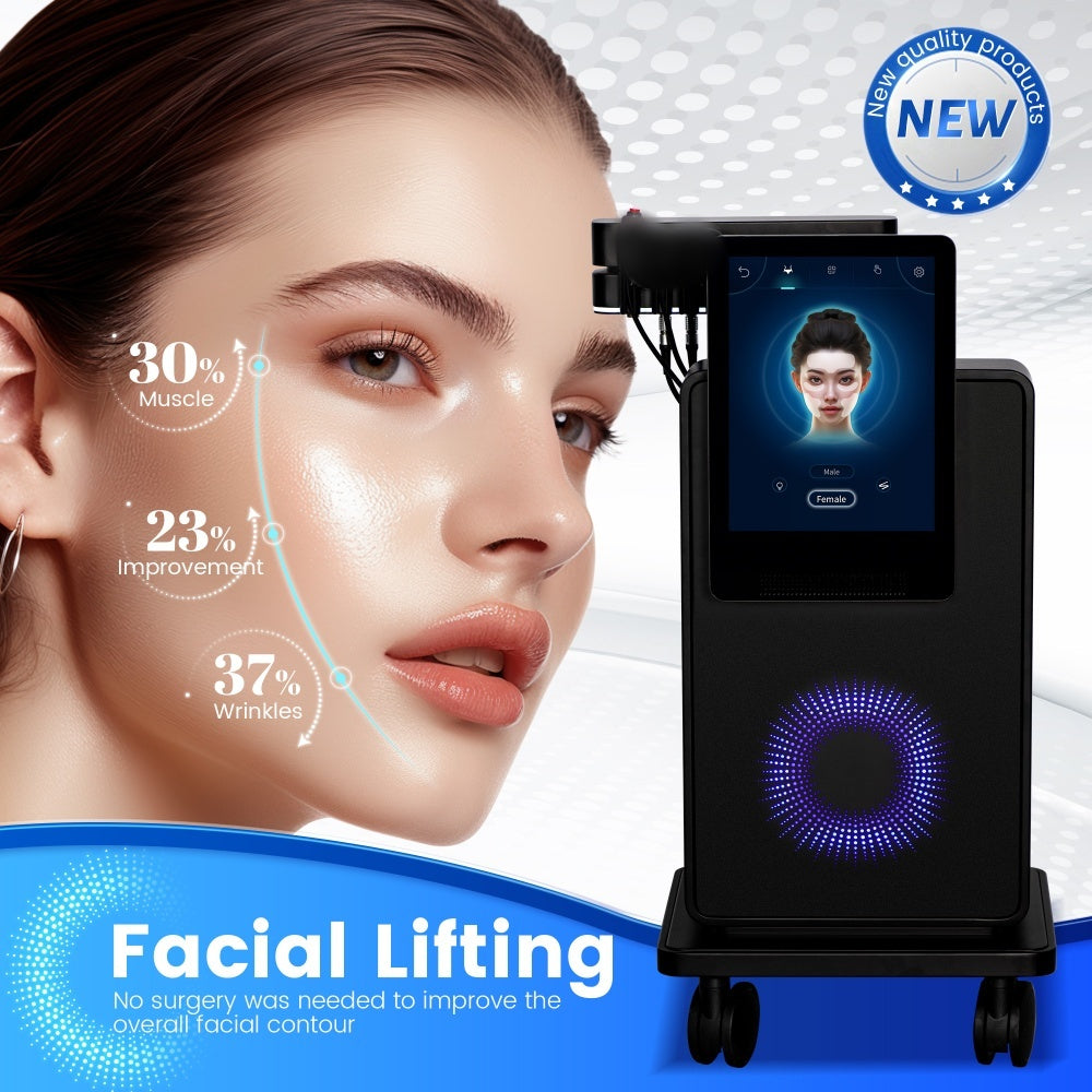 Beauty Facial Rejuvenation Electric Therapy Painless Skin Tightening Face Lifting Magnetic Anti-Aging Care Professional Device