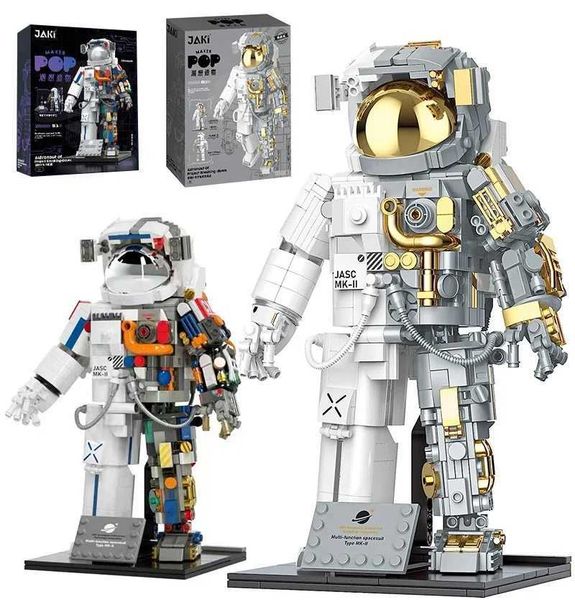 Blocks Blocks 900PCS MOC Spaceman Astronaut Model Building Blocks Mechanical Exploring Adventure Assemble Bricks Puzzle Toy Christmas Gift Y