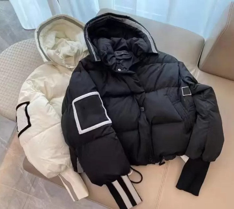 Designers down coat vest womens parkas jackets fashion top classic print high quality motorcycle fur collar winter jackets Women&#039;s Clothing