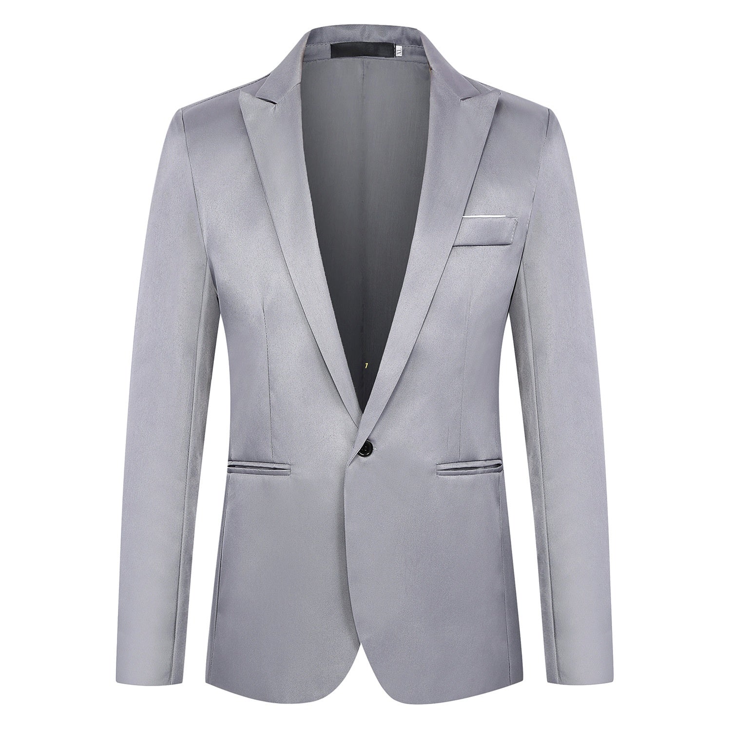 k1577 Men&#039;s Single-Breasted Casual Suit Jacket - Thin Fit for Autumn Business Attire