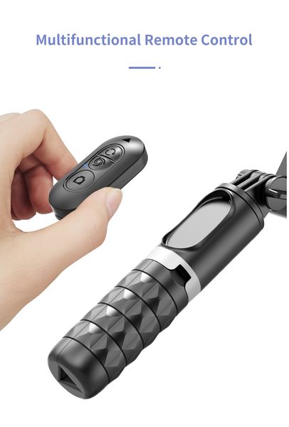 Mobile Phone New Stabilizer Selfie Stick Panoramic Smart Follow-up Anti-Shake Q18 Hand-Held Tripod Stabilizer for Live Streaming