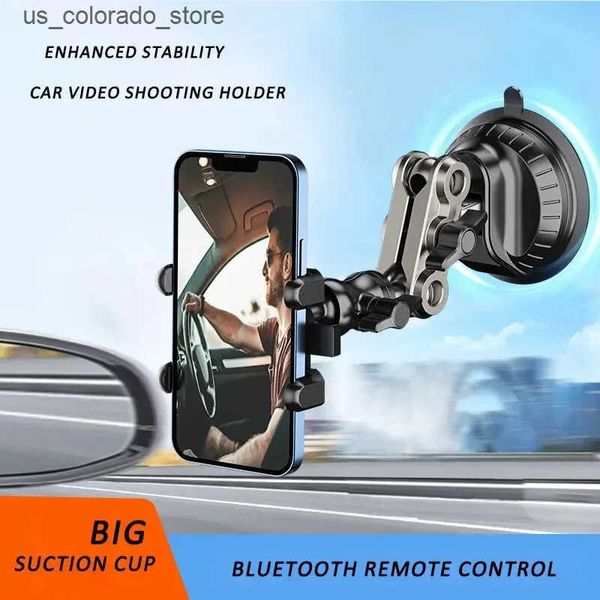 Cell Phone Mounts Holders VIKEFON Car Phone Mount Video Recording Universal Magic Arm Suction Car Phone Holder Mount Windshield Window Glass