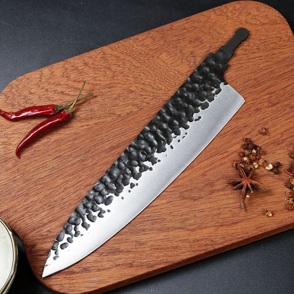 DIY Camp Kitchen High Quality Factory Wholesale Handforged Professional Kitchen Knife VG10 Steel Core Chef Knife 6-inch Art Knife Fruit Tatt