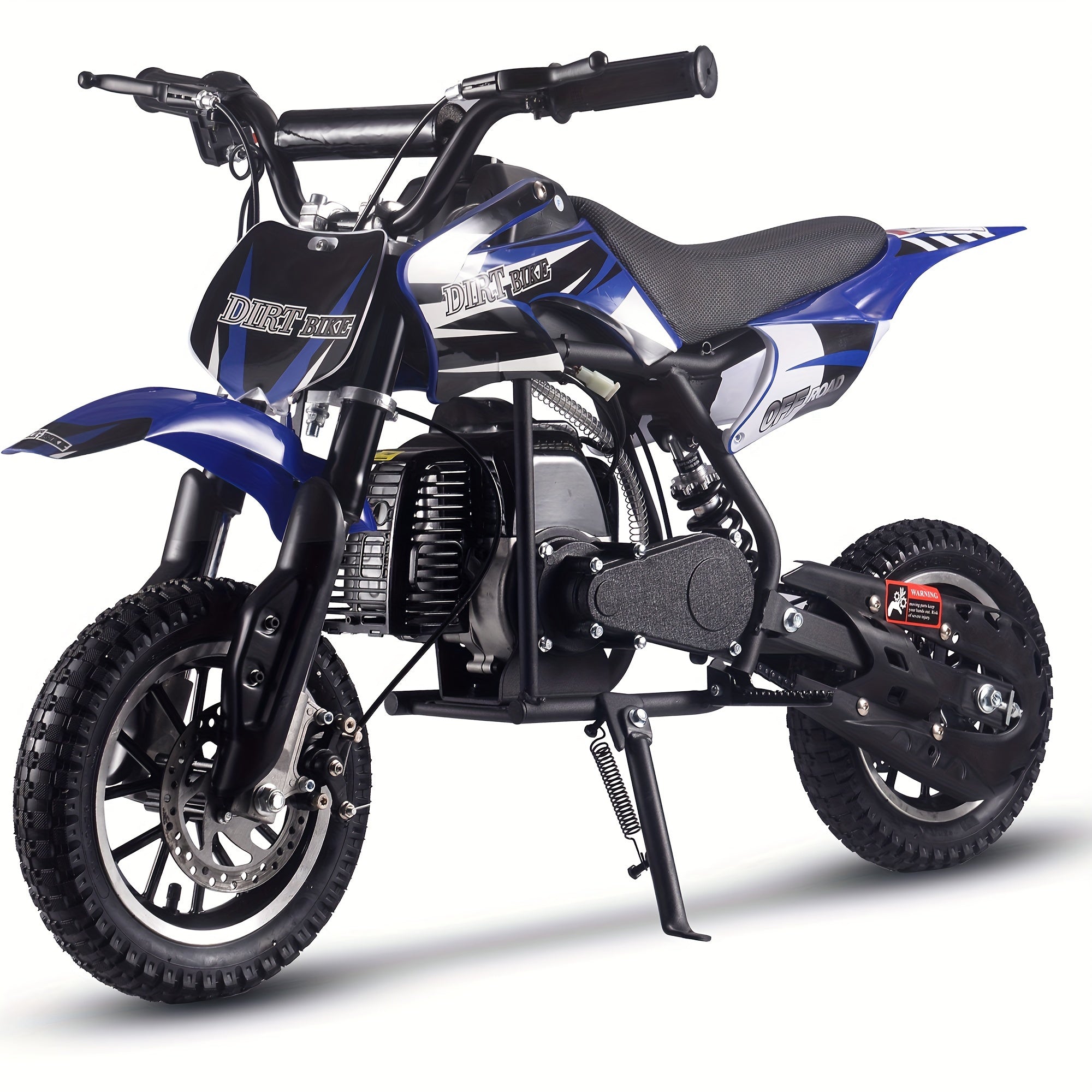 TEMU Gas Dirt Bikes, Dirt Bike, 2-stroke Gas Bike (model :db001), : 20 Mph, Epa Approved With Rear Suspension, Kill Switch, Disc Brakes, Without