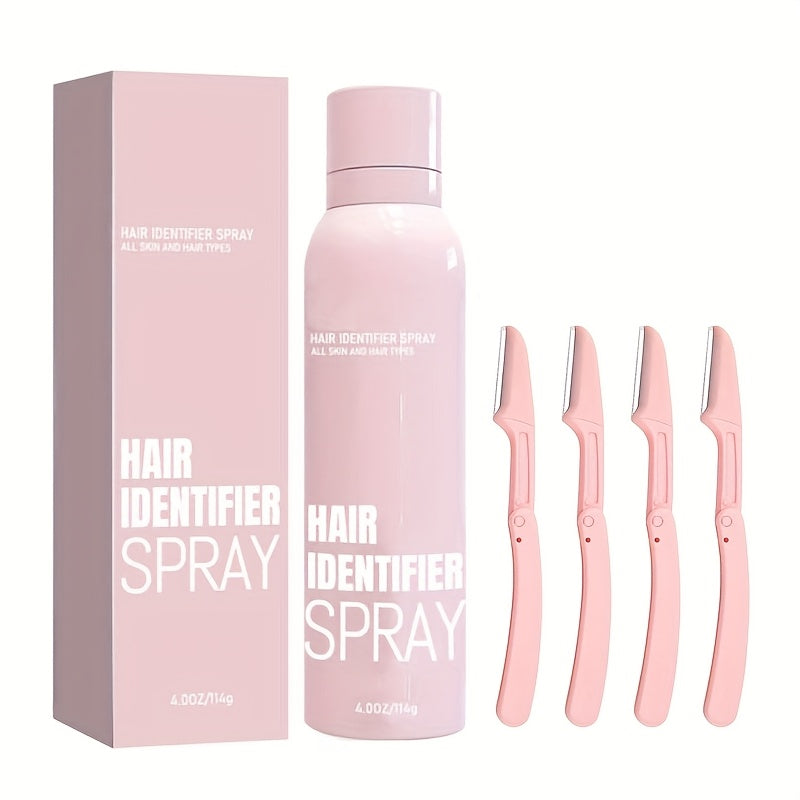 TEMU Facial Shaving Hair Identification Spray Set, New Upgrade, High Quality, Spray Head, Quality Shaving, Facial Hair Identification Spray,