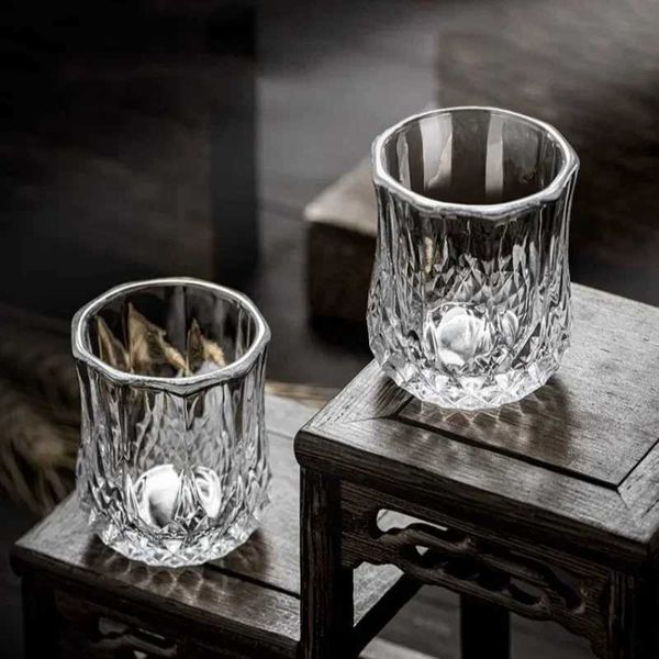 50ml Diamond Shooting Glass Scotch Whisky Glass Transparent Cocktail Glass Bar Party Small Capacity Beer Glass Household Beverages Y250122