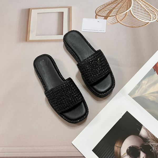 Women Designer High Heel Designer Sandals Embroidered Printed Stiletto Heels Leather Toe Flip-Flops Summer Denim Mule Sandal 2024