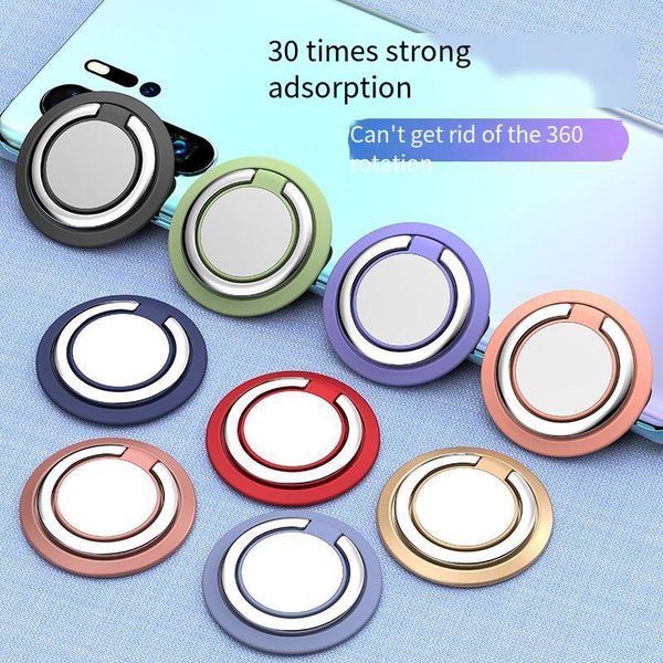 Cell Phone Holder Car Mounts Holders Magnetic absorbing silica gel Ring holder Mobilephone Mount