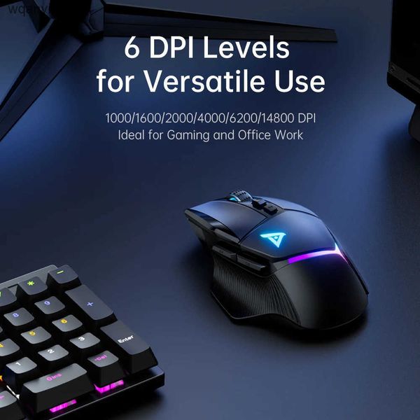 Mice TAIDU TWG502 Gaming Mouse with RGB 2.4G Wireless Bluetooth Mouse 3Mode 14800DPI Lightweight for PC Gamer Computer Laptop L240910 L0910