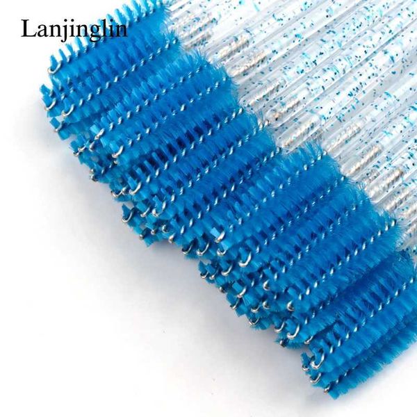 Lanjinglin 5-50 PCS Disposable Eyelash Brush Eyelashes Extension Makeup Tools Mascara Wands Applicator Eye Lashes Cosmetic Brush Y240807