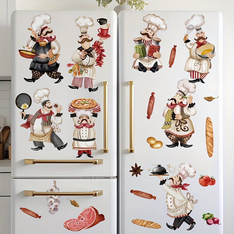 TEMU 23pcs Fun Kitchen Wall Stickers, Decoration Wall Stickers, Easy To Peel And Stick, Suitable For Home Kitchen, Dining Room And Refrigerator
