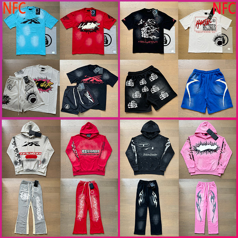 Designer t shirts Casual Pure Cotton With NFC High Quality Graphic Shirt With Monogrammed Print Short Sleeve Top Mens Hip Hop Clothing