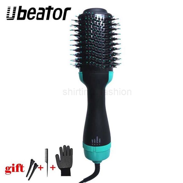 hot-air brubsh cool air 2019 newest comb Hair Dryer Blow Dryer Hair Curling Iron Rotating Brush Hair dryer Pro 2 In 1CL240710