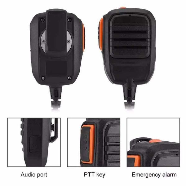 Interphone SM18N2Speaker Microphone IP67 for Walkie Talkie Hytera PD580 PD700 PD702 PD705 PD780 PD782 PD785 accessories for walkie-talkies Z