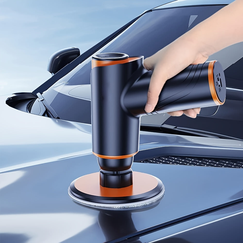 TEMU 100w Wireless Rechargeable Car Waxing Machine- Small Polisher With Repair Scratch- For Multifunctional Portable Polishing!