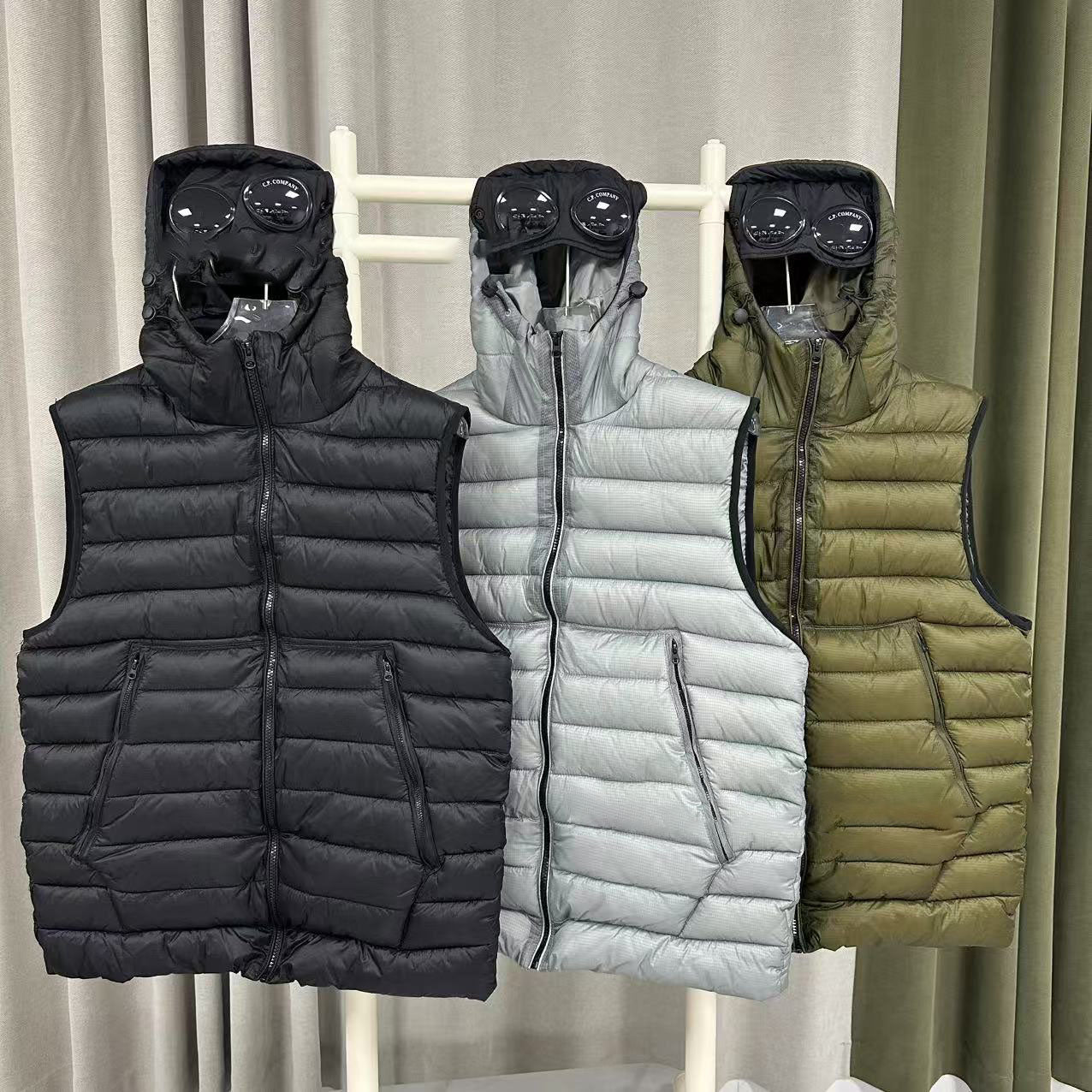 Men&#039;s Vests Designer Vest And Women&#039;s Correct Version 1:1 Lens Pure Cotton Ins Spring Autumn Loose Sleeveless Hooded Coat Warm Jacket Luxu