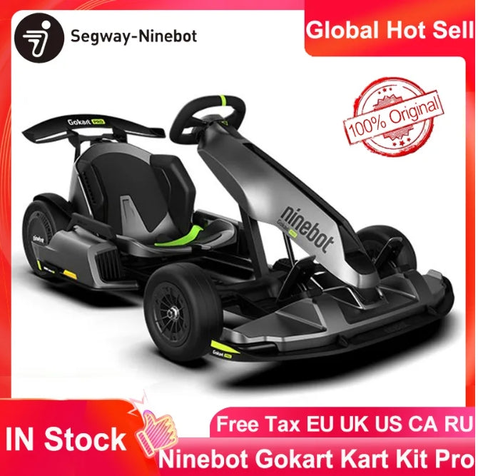 2025 Original Ninebot by Segway Gokart Pro Scooter Self Balance Electric Hoverboard Lamborghini Car Racing Refit Go Kart Kit Inclusive of VAT