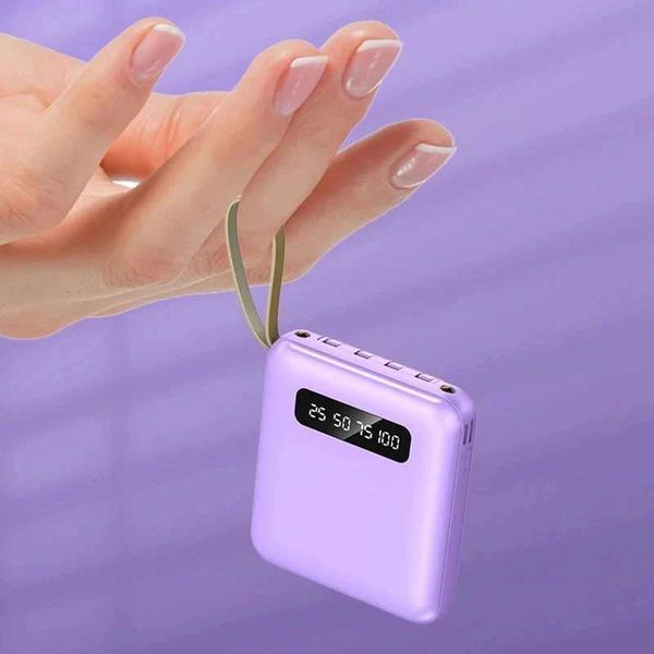 Cell Phone Power Banks Mini PowerBank 30000mAh large capacity fast charging portable power bank and cable mobile power sharing iPhone Samsun