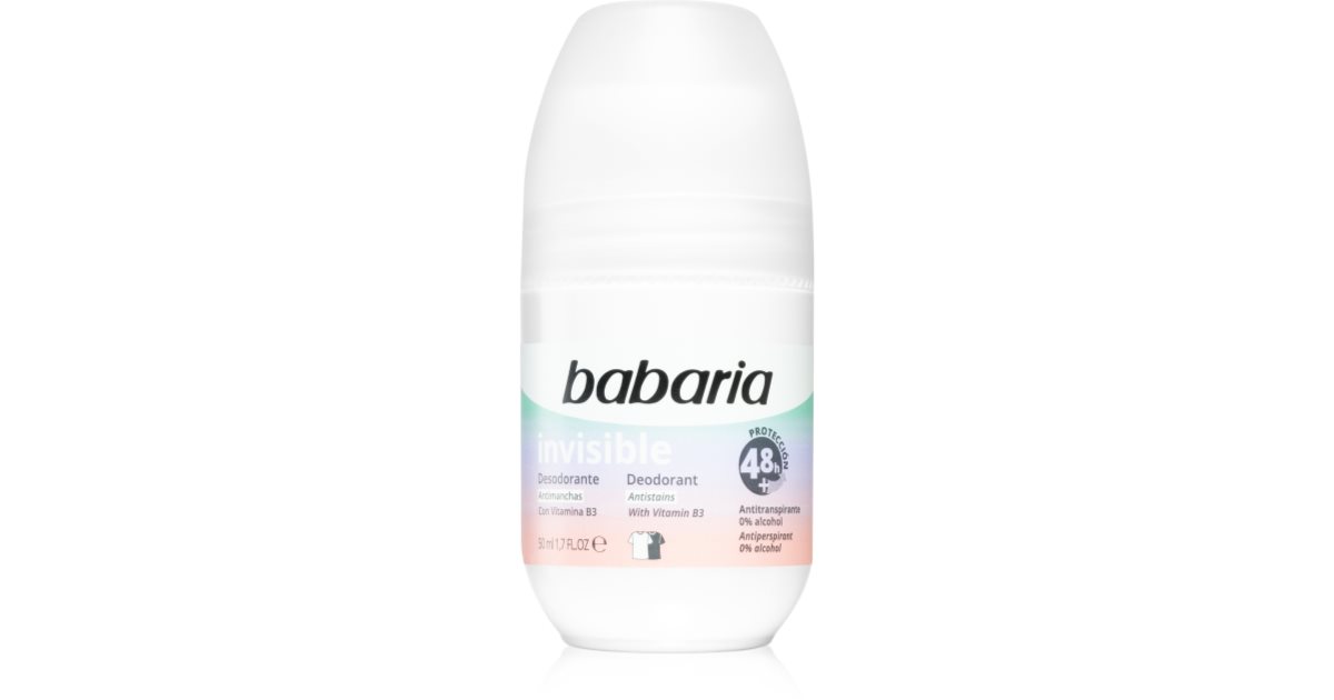 Babaria Deodorant Invizibil Roll On 50ml