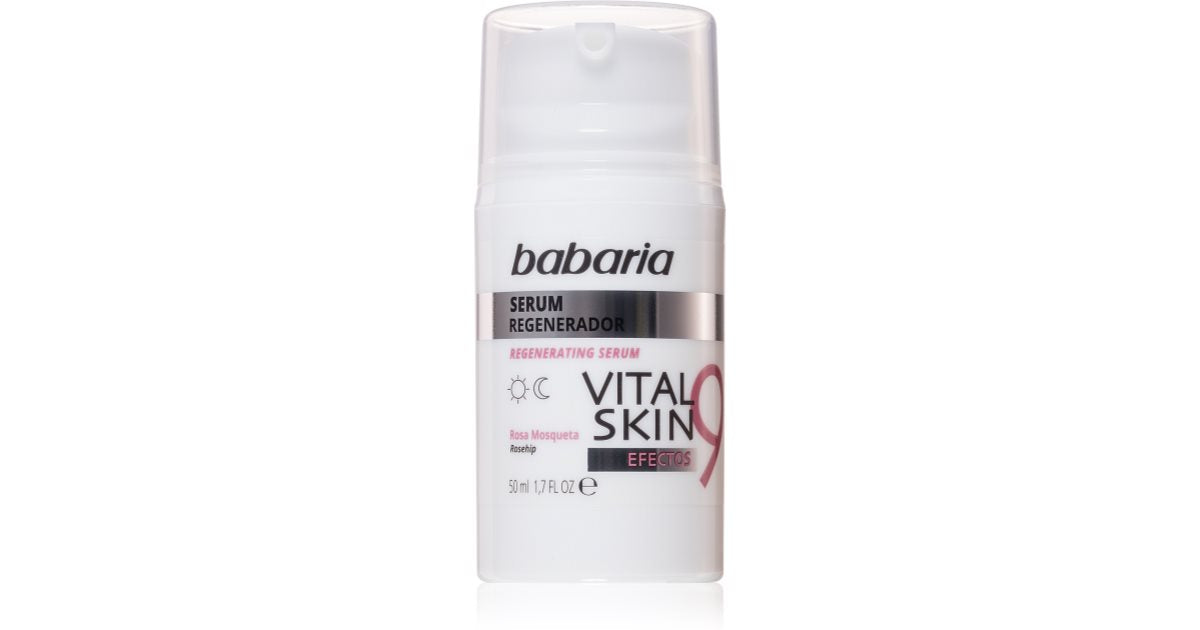 Babaria Rosa Mosqueta ansiktsserum 9 effekter 50 ml