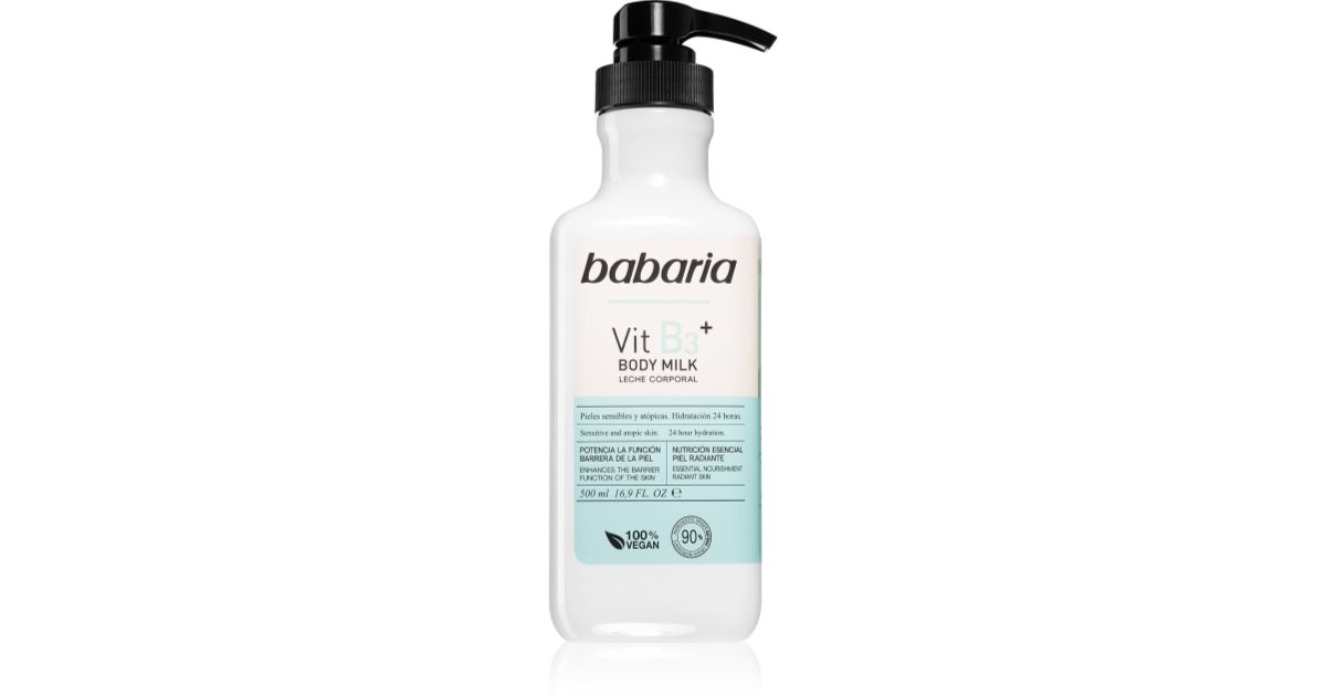 Babaria Vitamina B3 Lapte de corp 500 ml