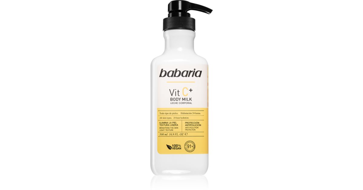 Babaria C-vitamin kropsmælk 500 ml