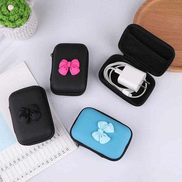Sundries Travel Storage Bag Charging Case For Earphone Package Zipper Bag Portable Travel Cable Organizer Electronics Storage Y240821