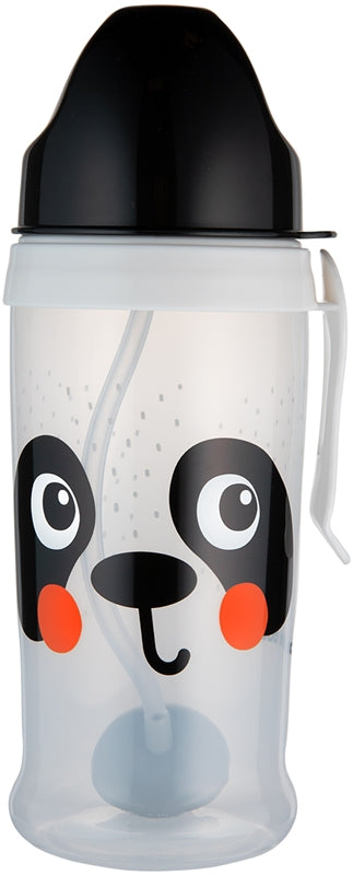 Canpol babies BabiesBoo Sport Cup Sportsflaske med sugerør og vægte Panda 350 ml